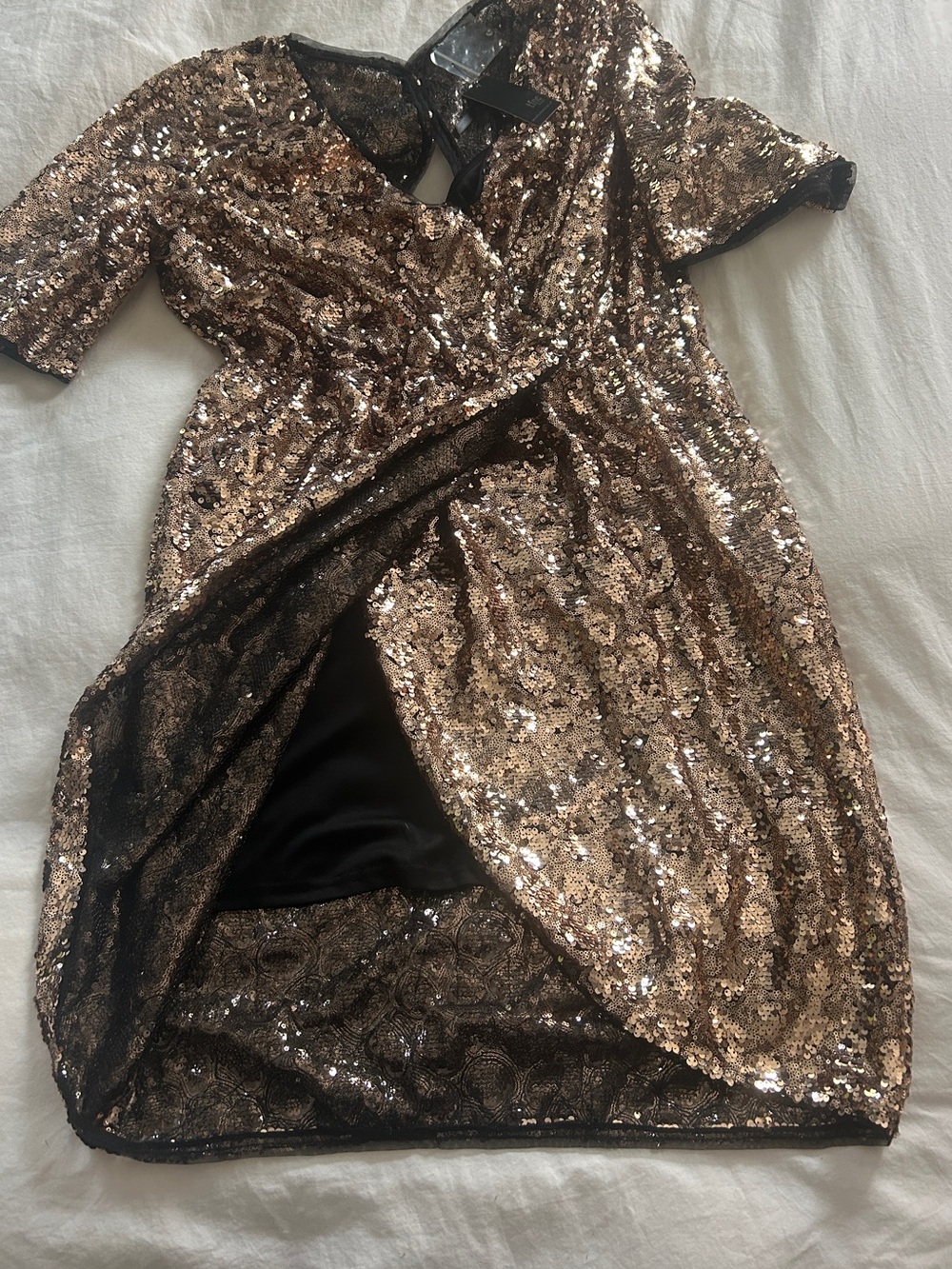 ASOS Plus Size Sequin Sequin Dress - Picture 5 of 5